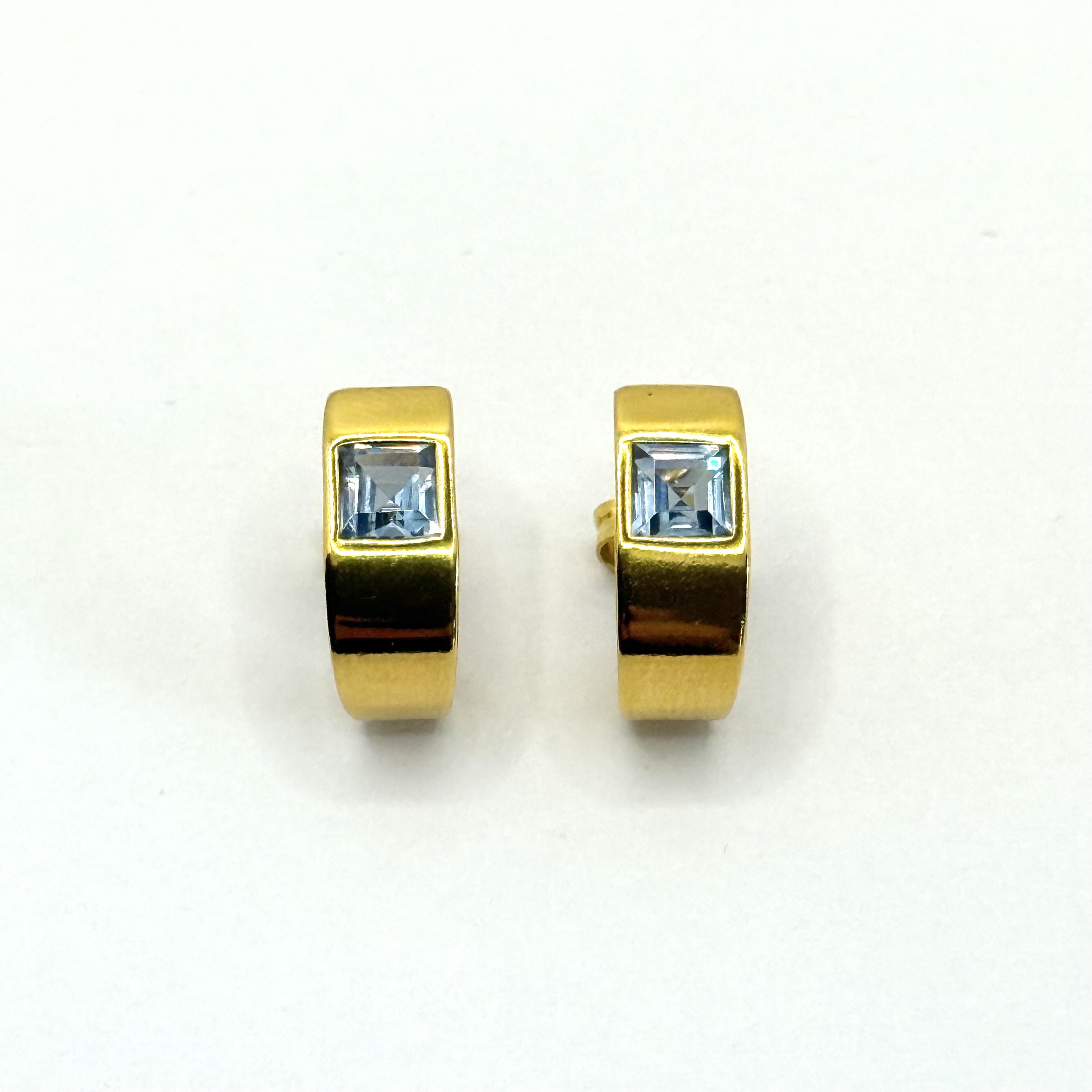 333/ 1 P Ohrstecker mit Fbst 3,71 gr