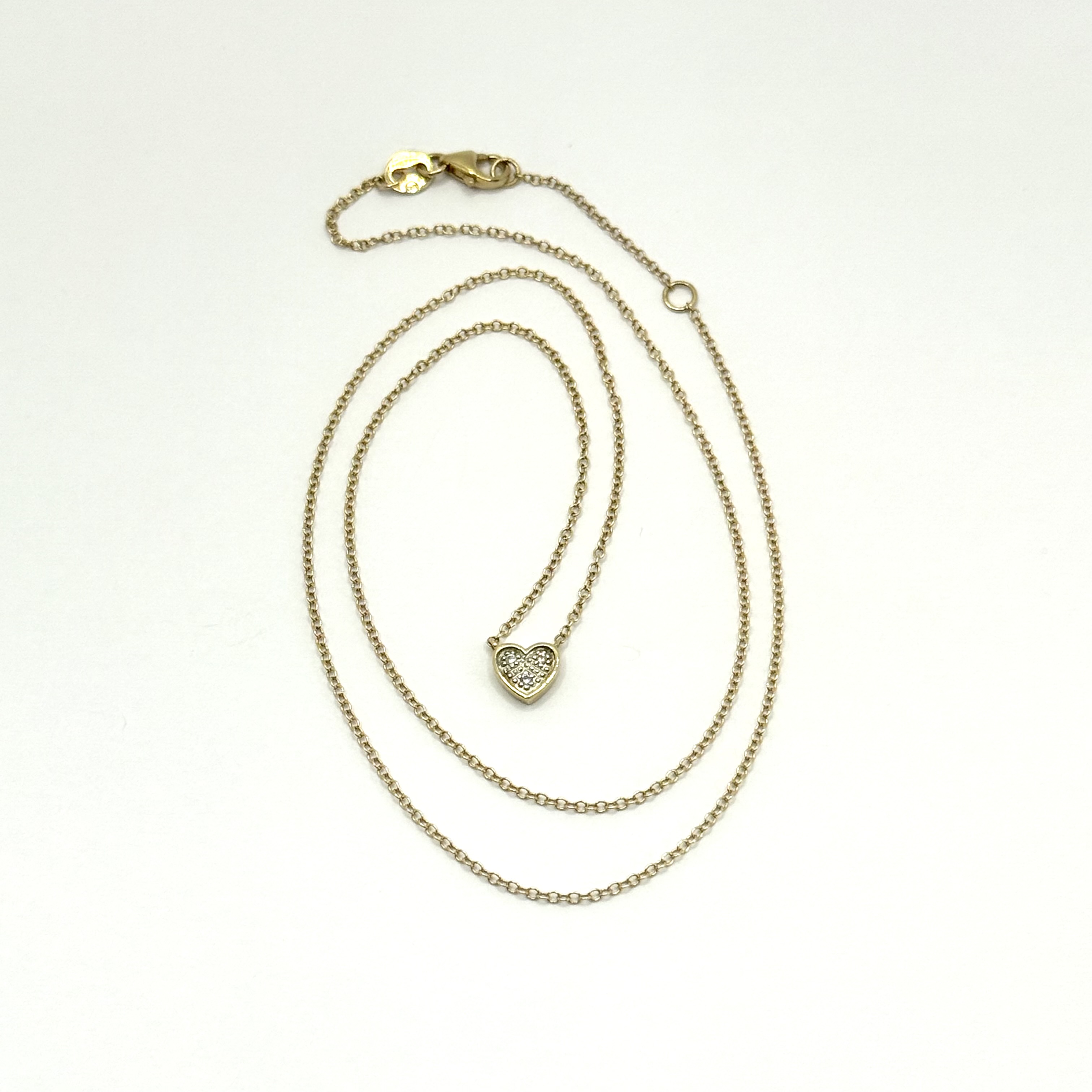 375/1 Kette mit Anhänger mit Diam ca45cm 1,32gr
