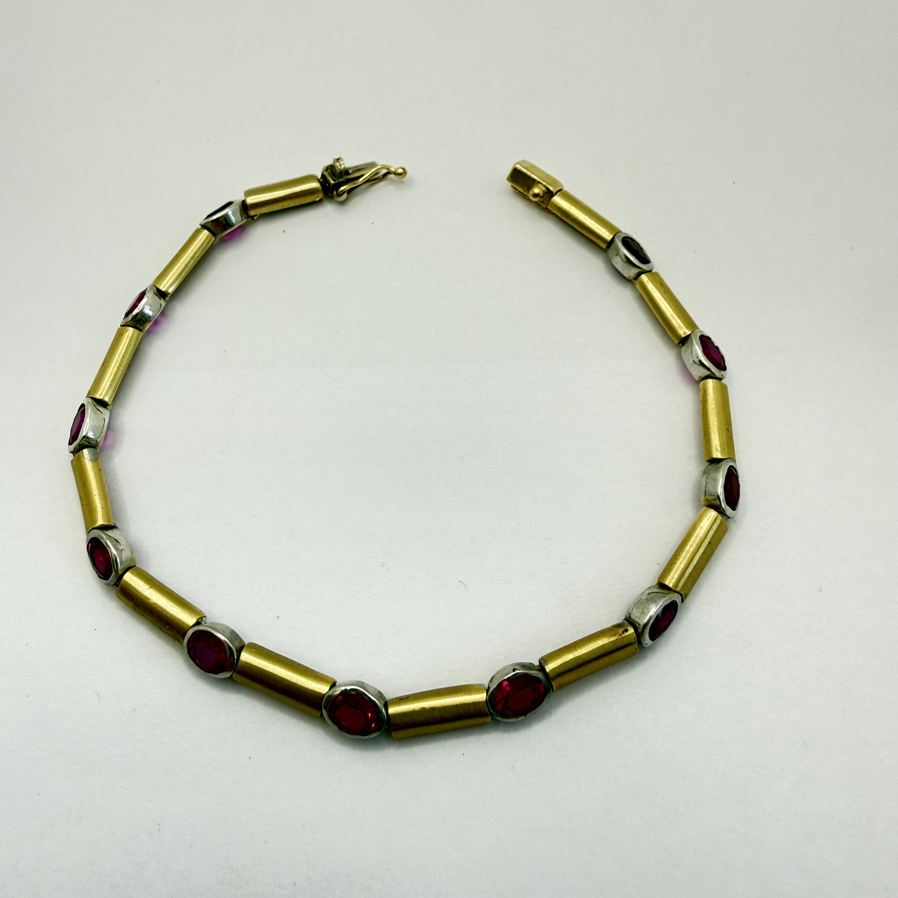 585/ 1 Armband 19,5cm mit Fbst 12,13g 585/ 1 Armband 19,5cm mit Fbst 12,13g