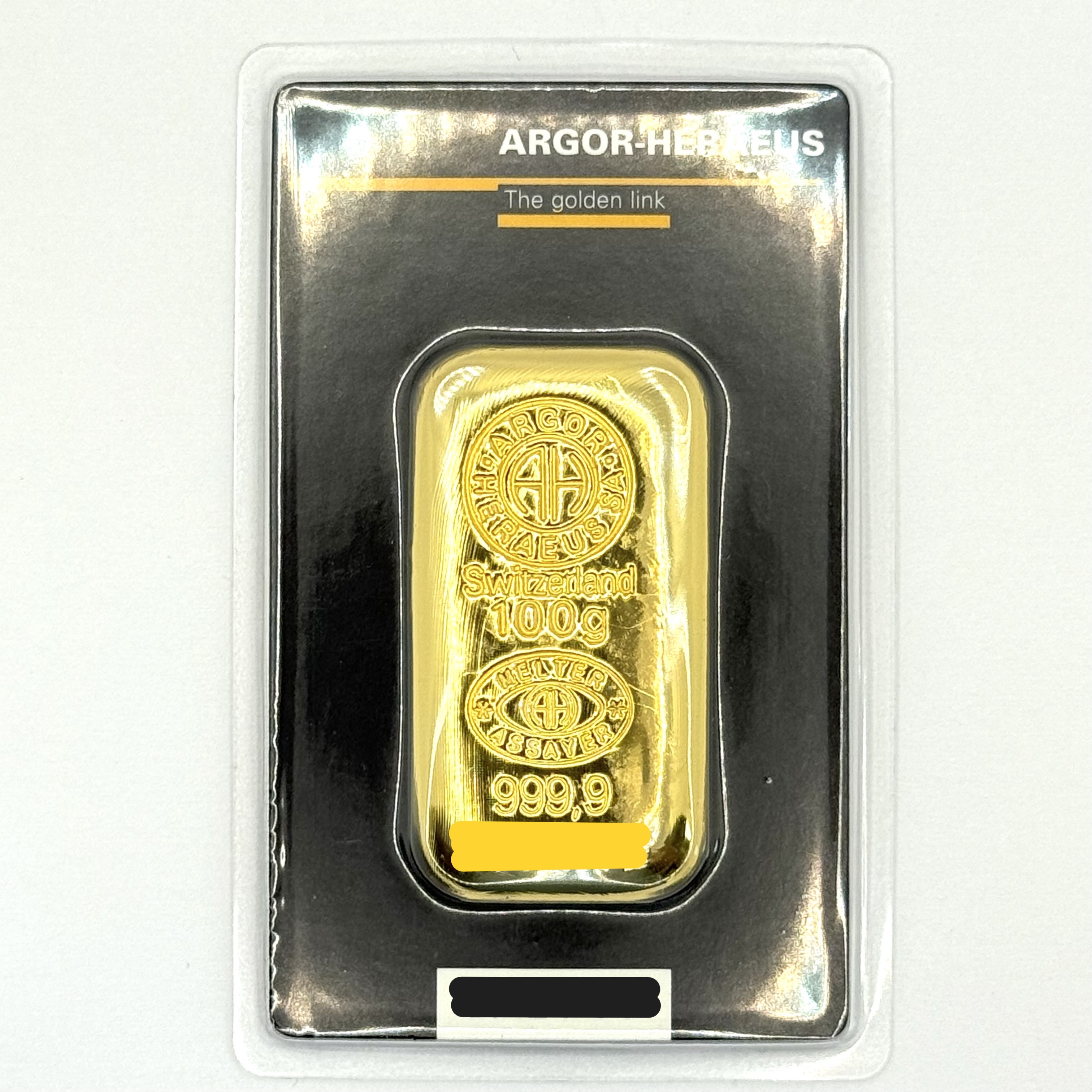 Goldbarren 100 gr