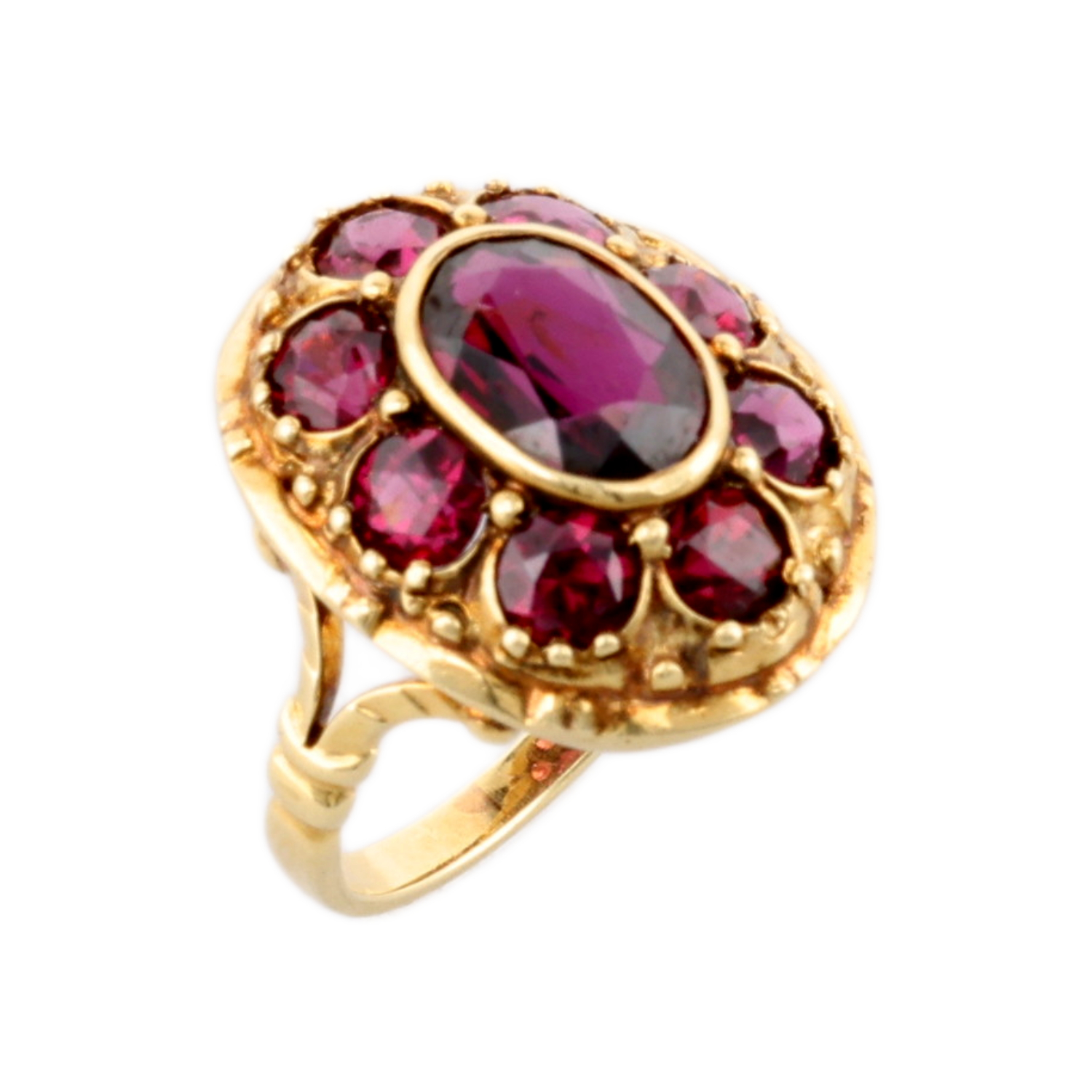 585/ 1 Ring Gr52,5 mit Fbst 5,68 gr 585/ 1 Ring Gr52,5 mit Fbst 5,68 gr