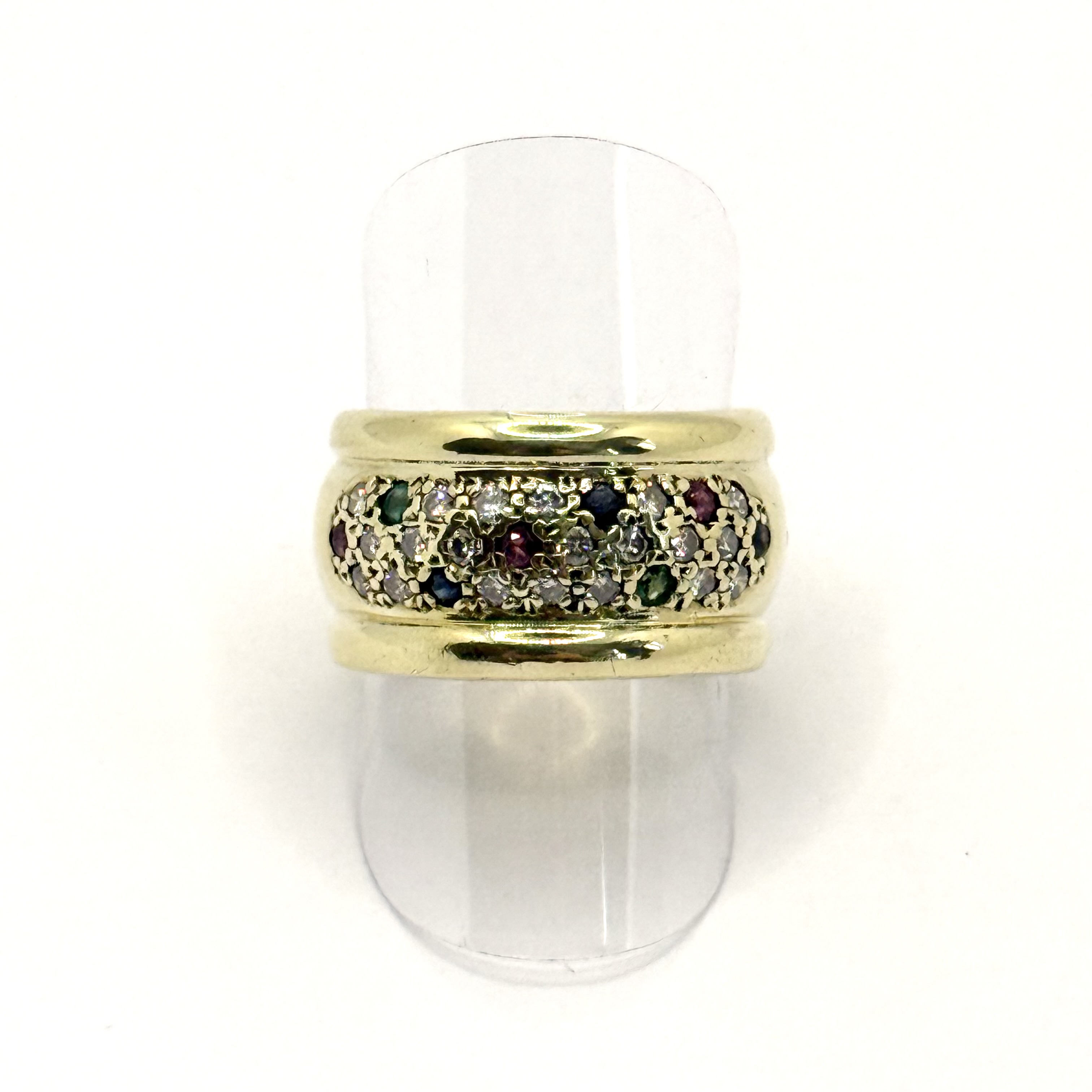 585/1 Ring Gr55 mit Brill. ca0,20ct 13,5gr