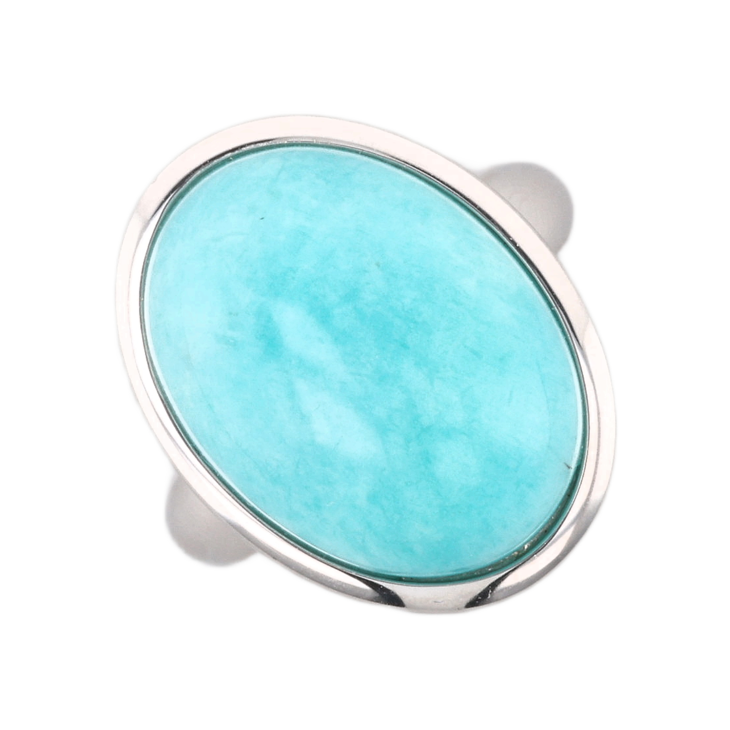925Ag/ 1 Ring Gr59 mit Farbstein 8,4gr